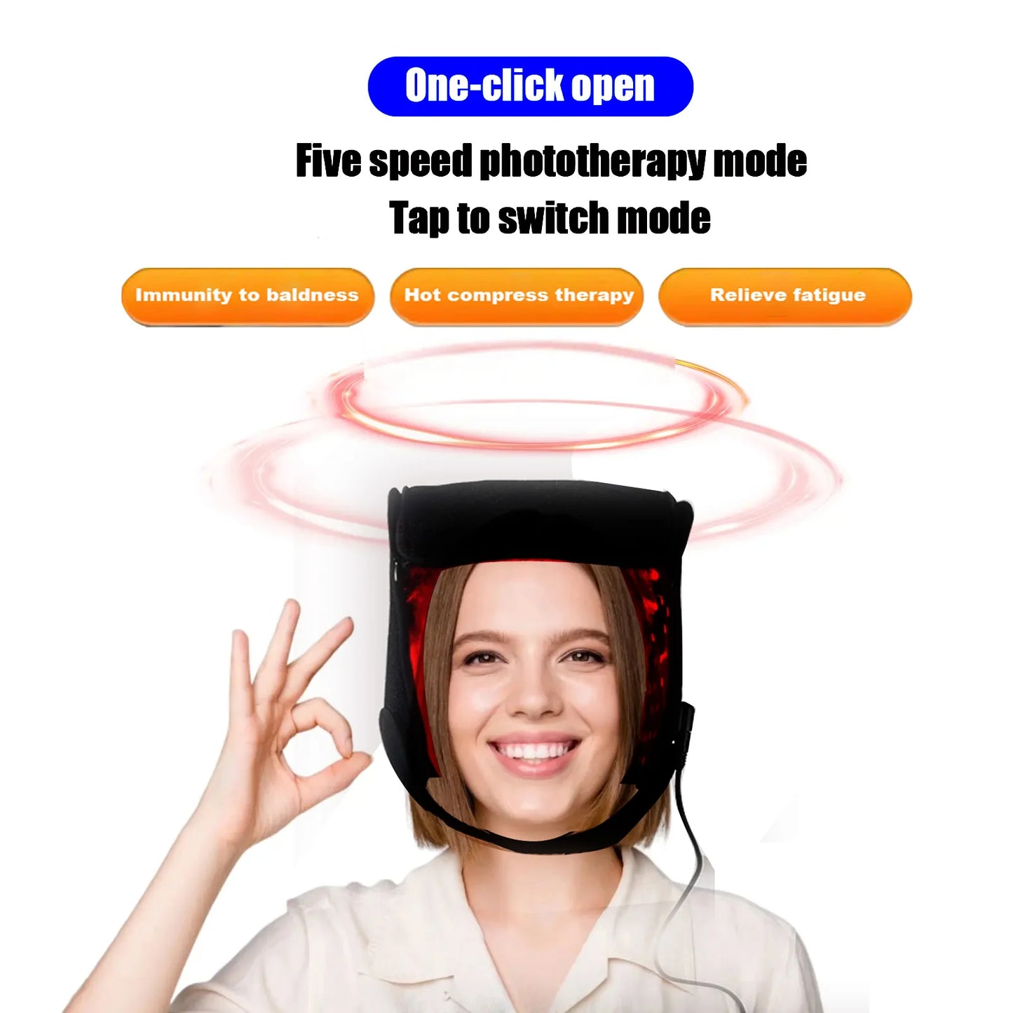 Kneadify Red Light Hair Growth Cap